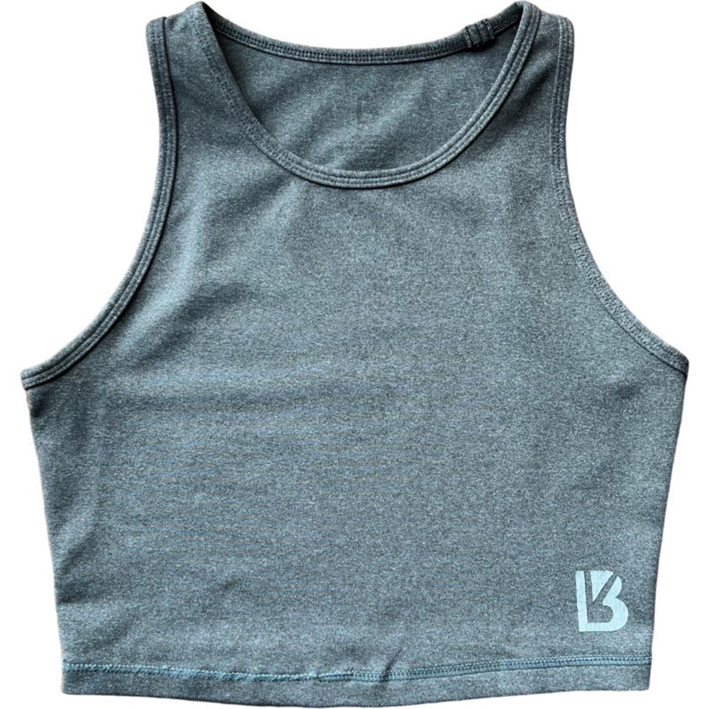 Buffbunny CROP TOP (heather grey)